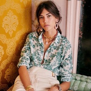 Sézane Pierro Botanic blouse